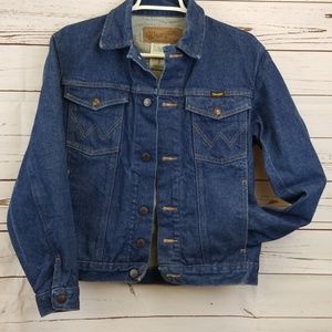 Men's Wrangler Authentic Western Jean Jacket Sz S